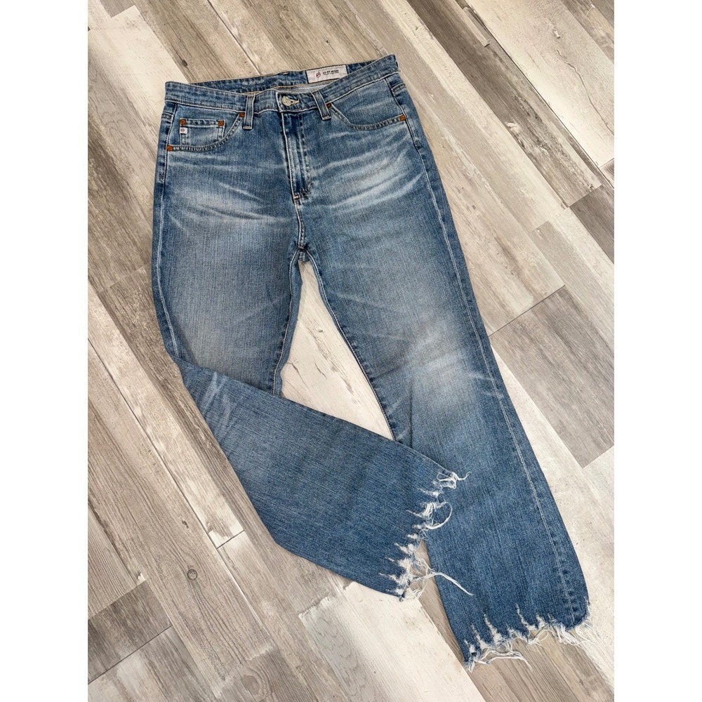 AG Adriano Goldschmied The Jodi Crop Jeans Women Blue High Rise Slim Flare 29R